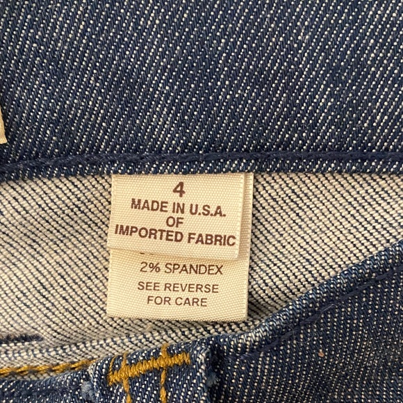 Frankie B. Blue Denim Jeans with Heart Pockets - Picture 5 of 7